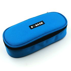 Bback N:317 Oval Kumaş Mavi Kalem Kutusu