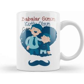 BBaskı Dükkanı 066 Babalar Günü Kupa Bardak
