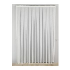 BBB ET3010 Kendinden Desenli Ekru 1-2.5 Pileli 100x260 cm Tül Perde
