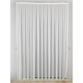 BBB ET3010 Kendinden Desenli Ekru 1-3 Pileli 200x260 cm Tül perde