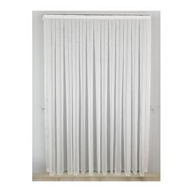BBB ET3011 Zırh Zemin Düz Ekru 1-3 Pileli 100x260 cm Tül Perde