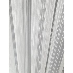 BBB ET3011 Zırh Zemin Düz Ekru 1-3 Pileli 330x260 cm Tül Perde