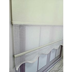 BBB ET3014 Naturel Keten Ekru 1-2.5 Pileli 150x260 cm Tül Perde