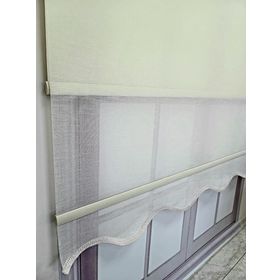 BBB ET3014 Naturel Keten Ekru 1-2.5 Pileli 200x260 cm Tül Perde