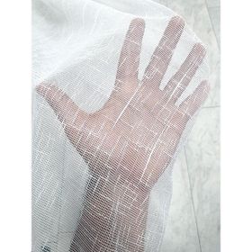 BBB ET3015 Naturel Keten Beyaz 1-2.5 Pileli 380x260 cm Tül Perde