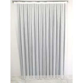 BBB ET3015 Naturel Keten Beyaz 1-3 Pileli 500x260 cm Tül Perde