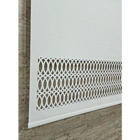BBB ML102 Desenli Lazer Kesim Kalın Kumaşlı Beyaz 130 x 200 cm Stor Perde