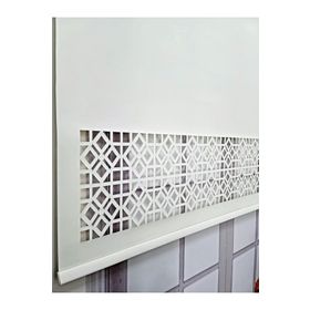 BBB ML104 90x260 cm Ekru Desenli Lazer Kesim Kalın Kumaşlı Stor Perde
