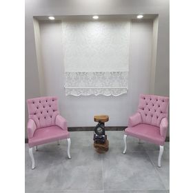 BBB MT3048 Çift Mekanizmalı Bulut Desenli 100x200 cm Tül Stor Perde