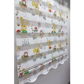 BBB MZ107-8605480738754 Tavşan Desenli 150x260 cm Stor Zebra Perde