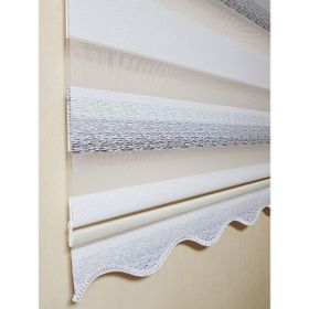 BBB MZ280 Pliseli Simli Renk Geçişli Modern Zebra 180x200 cm Stor Perde
