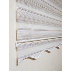 BBB MZ281 Pliseli Simli Renk Geçişli Modern Zebra 180x200 cm Stor Perde