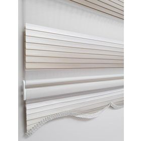 BBB MZ293 Geniş Pliseli Renk Geçişli Zebra Stor Perde