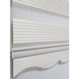 BBB MZ296 Geniş Pliseli Simli Zebra Stor Perde