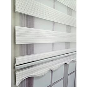 BBB MZ320 Dar Pliseli Zebra Beyaz 130x200 cm Stor Perde