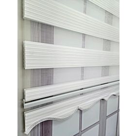 BBB MZ320 Dar Pliseli Zebra Beyaz 130x200 cm Stor Perde