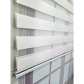 BBB MZ320 Dar Pliseli Zebra Beyaz 150x260 cm Stor Perde