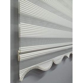 BBB MZ321 240x260 cm Krem Dar Pliseli Stor Zebra Perde