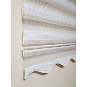 BBB MZ480-8605480587218 Pliseli Beyaz 80x200 cm Stor Zebra Perde