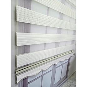 BBB MZ481 Pliseli Ekru 170x260 Stor Zebra Perde
