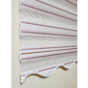 BBB MZ482 Pliseli Zebra Sütlu Kahve 170x260 cm Stor Perde