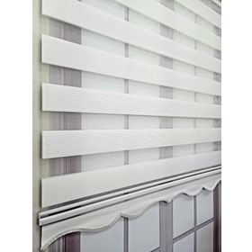 BBB MZ483 Mikro Pliseli Zebra Beyaz 100x260 cm Stor Perde