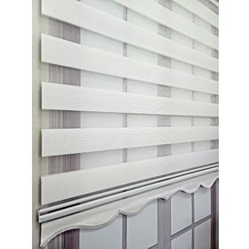 BBB MZ483 Mikro Pliseli Zebra Beyaz 100x260 cm Stor Perde
