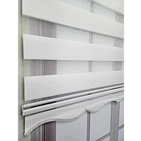 BBB MZ484 Mikro Pliseli Zebra Krem 110x200 cm Stor Perde