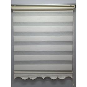 BBB MZ484 Mikro Pliseli Zebra Krem 150x200 cm Stor Perde