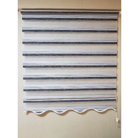 BBB MZ484 Mikro Pliseli Zebra Krem 180x200 cm Stor Perde
