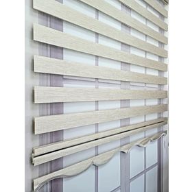 BBB MZ492 Bambu Krem 130x200 Stor Zebra Perde