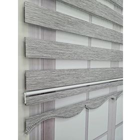 BBB MZ495 Bambu Gri Krem 120x260 cm Stor Perde