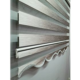 BBB MZ495 Bambu Gri Zebra 180x260 cm Stor Perde