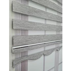 BBB MZ495 Bambu Gri Zebra 90x260 cm Stor Perde