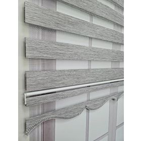 BBB MZ495 Bambu Gri Zebra 90x260 cm Stor Perde