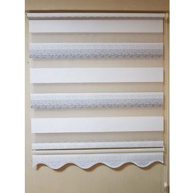 BBB MZ509 Krem 190x260 Stor Zebra Perde