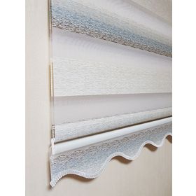 BBB MZ725 Simli Renk Geçişli Gri 150x260 Stor Zebra Perde