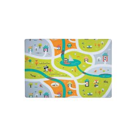 Bblüv Renkli Şehir 140x100x1 cm Mülti Oyun Halısı