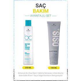 BC Clean Nem Yükleme 250 ml Şampuan+150 ml Osis Bounty Balm Bukle Kremi