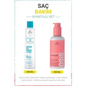 BC Clean Nem Yükleme 250 ml Şampuan+200 ml Osis Upload Hacim Kremi