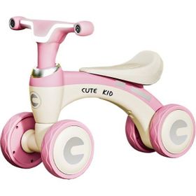 B&D Açık Pembe Katlanabilir Oturmalı Denge Çocuk Scooter
