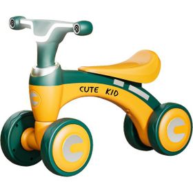 B&D Altın Sarısı Çocuk Kayan Denge Devrilme Önleyici Scooter
