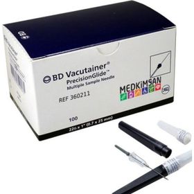 BD Vacutainer 100'lü Kan Alma İğnesi