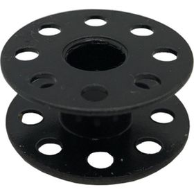 BDR 270010 Düz Makine Metal Siyah Tırnaksız Masura
