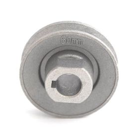 BDR 60 mm Motor Alüminyum Düz Kasnak