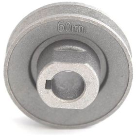 BDR 60 mm Motor Alüminyum Düz Kasnak
