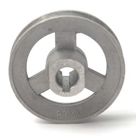 BDR 80 mm Motor Alüminyum Düz Kasnak