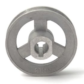 BDR 80 mm Motor Alüminyum Düz Kasnak
