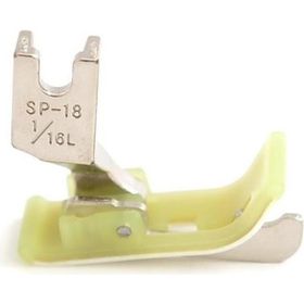 BDR Tsp-18 1/16L Düz Makine Plastik Teflon Sol Çimalı Ayak