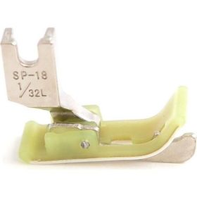 BDR Tsp-18 1/32L Düz Makine Plastik Teflon Sol Çimalı Ayak